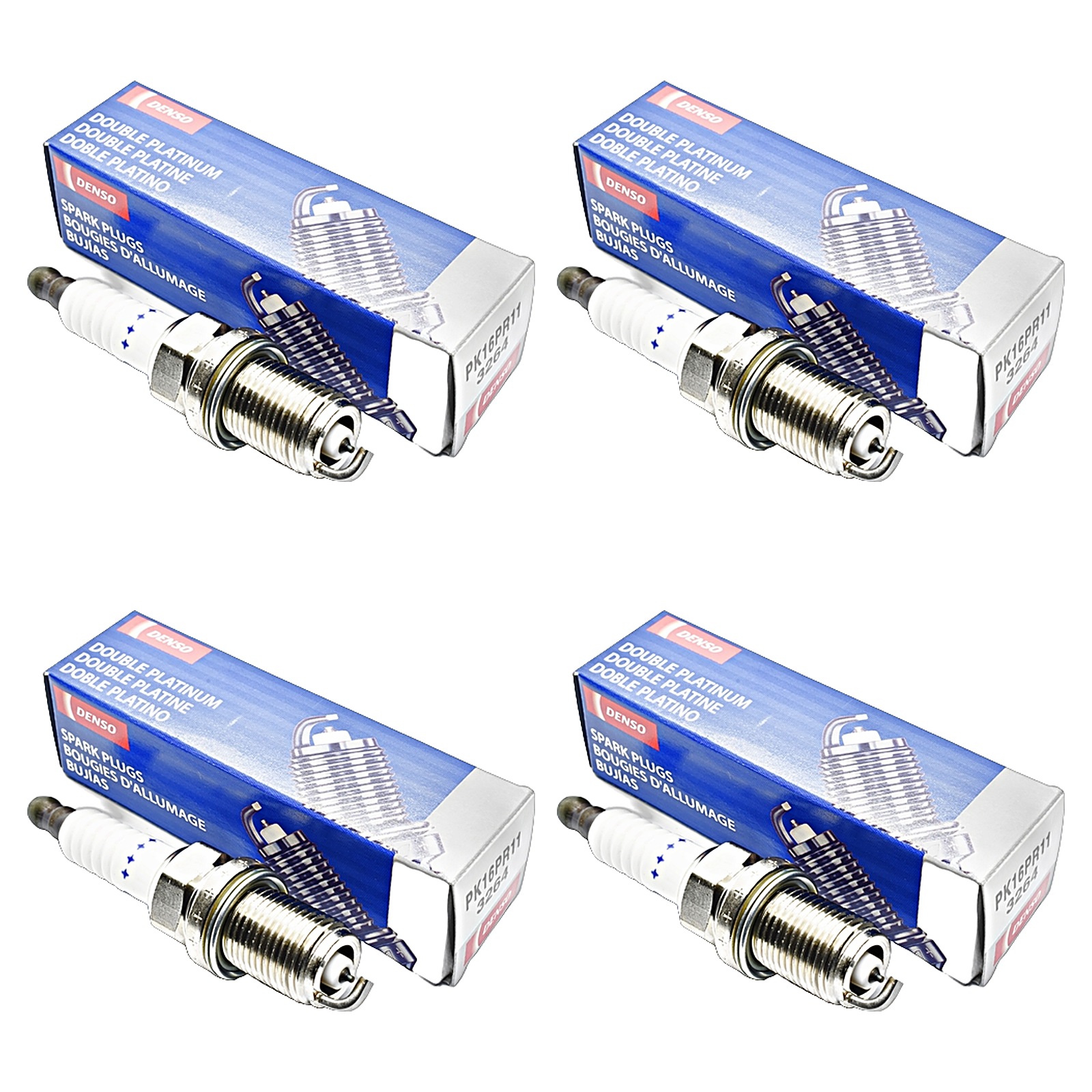 Kit Bujias Denso Doble Platino Subaru Forester 2.0